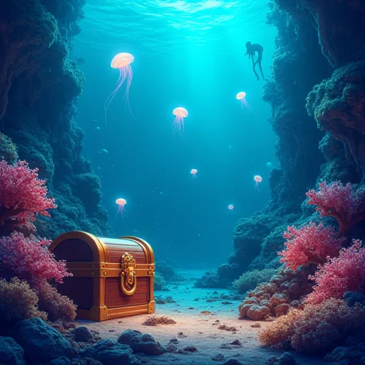Coral Treasure pokie artwork at GW Casino